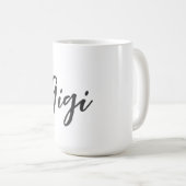 Mug Minimaliste Gigi (Devant droit)