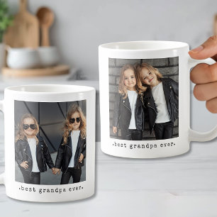 Mug Minimaliste Meilleur Grand-Papa Jamais Photo Compl