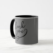 Mug minimaliste Merci CLassic Café (Devant gauche)