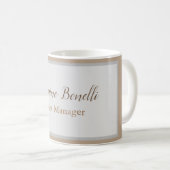 Mug Minimaliste moderne professionnel (Devant droit)