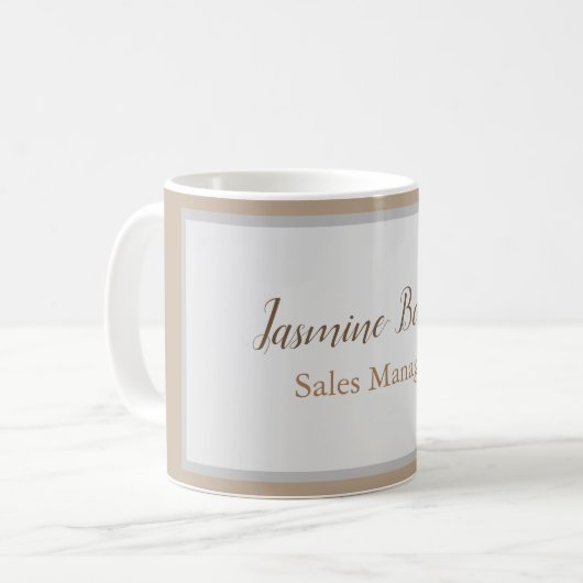 Mug Minimaliste moderne professionnel (Devant gauche)