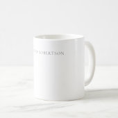 Mug Minimaliste Moderne Simple  (Devant droit)