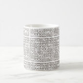 Mug Minimaliste Moderne Sudoku Deux Noirs Et Blanc (Centre)