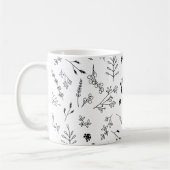 Mug Minimaliste moderne tendance botanique (Gauche)