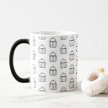 Mug minimaliste Motif Cupcake