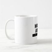 Mug Minimaliste noir & blanc professionnel moderne (Gauche)
