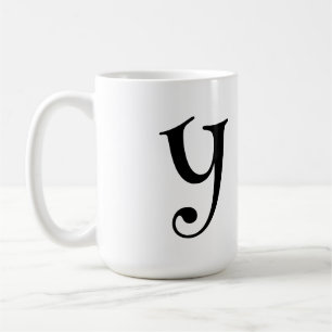 Mug Minimaliste personnalisé noir et blanc