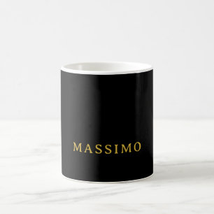Mug Minimaliste ProfeNassional Or & Noir Nom