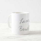Mug Minimaliste Professionnel Moderne Votre Nom (Devant gauche)