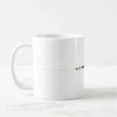 Mug Minimaliste spécial unique moderne (Gauche)