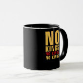 Mug Minimalistic Design No Kings Rebellious No Kings C (Devant droit)