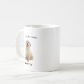 Mug minimalits modernes Amoureux des chiens personnali (Devant gauche)