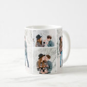 Mug Minimum moderne 5 photo Noël élégant script Co (Devant droit)