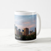MUG : Minneapolis, Minnesota Skyline - PLEIN WRAP_ (Devant droit)