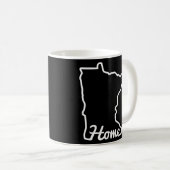 Mug Minnesota Accueil Mn State Map Minnesotan (Devant droit)