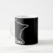 Mug Minnesota Accueil Mn State Map Minnesotan (Devant gauche)