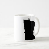 Mug Minnesota en noir et blanc (Devant droit)