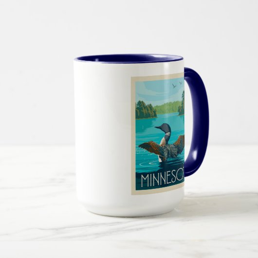 Mug Minnesota | Loon (Devant droit)
