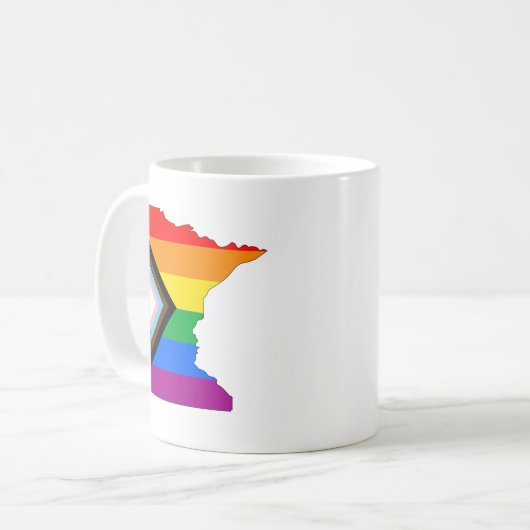 Mug Minnesota State Pride LGBTQ Progress Pride (Devant gauche)