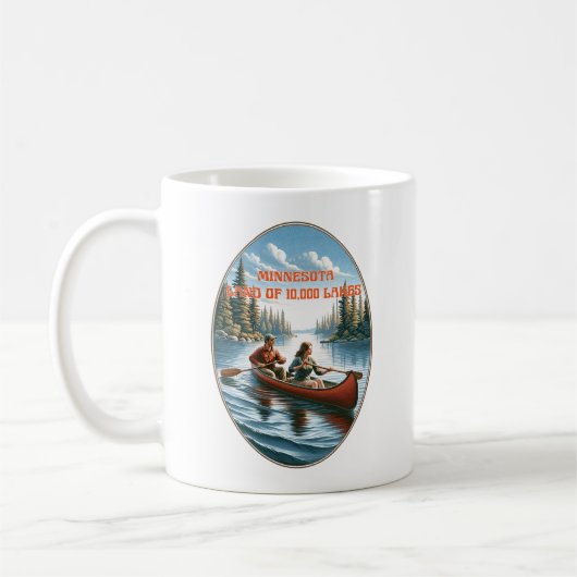 Mug Minnesota "Terre de 10 000 Lacs" (Gauche)