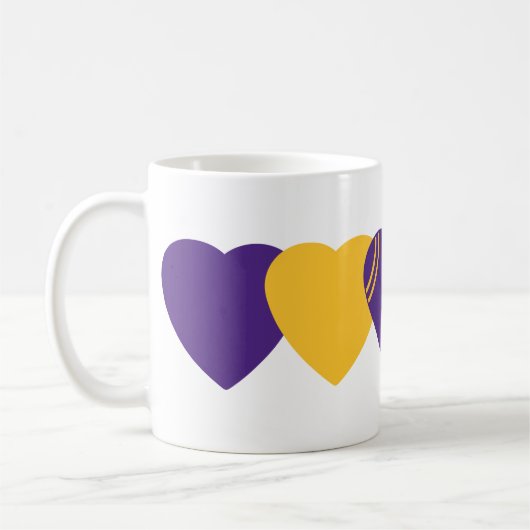 Mug Minnesota Vikings Football Coeur Design (Gauche)