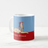 Mug Minoan Griffin de la salle de trône Knossos Fresco (Devant gauche)