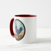Mug Minorque Rooster Vintage Oval (Devant gauche)