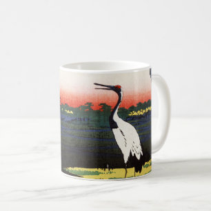 Mug Minowa, Kanasugi, Mikawashima par Utagawa Hiroshig