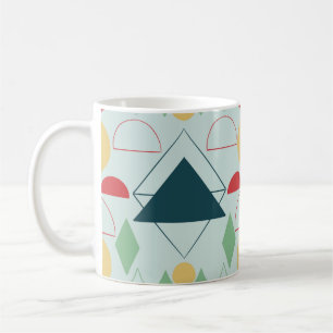 Mug Mint géométrique moyenne du siècle