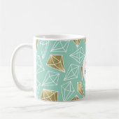 Mug Mint Gold Diamants Noël (Gauche)