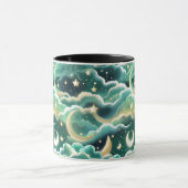 Mug - Mint Green Celestial Moon (Centre)