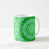 Mug Mint Green et Emerald Victorian Floral (Devant droit)