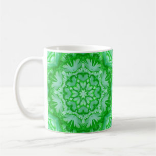 Mug Mint Green et Emerald Victorian Floral