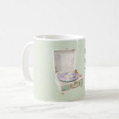 Mug Mint Green Lavender Record Player (Devant gauche)