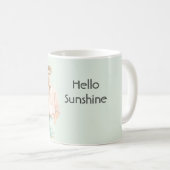 Mug Mint Peach Hello Sunshine Man  (Devant droit)