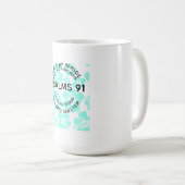 Mug Mint psalms 91 flower  (Devant droit)