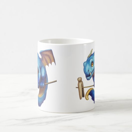 Mug Minuscule Dragon Bleu (Centre)