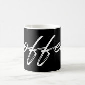 Mug Minuscule noir & blanc "café" (Centre)