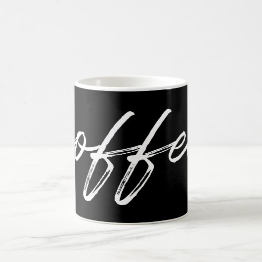 Mug Minuscule noir & blanc "café" (Centre)