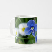 Mug minuscules fleurs bleues (Devant gauche)