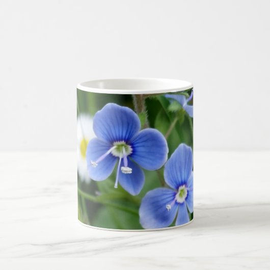 Mug minuscules fleurs bleues (Centre)