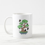 Mug Minuscules Ninjas dans l'arbre de Bonsai (Gauche)