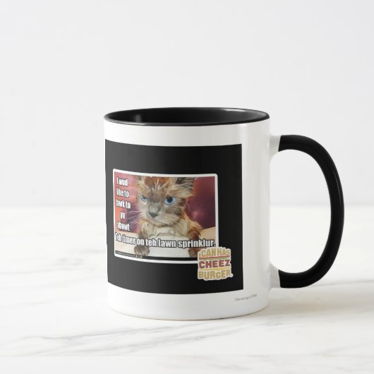 Mug Minuterie de Sprinklur de pelouse (Droite)