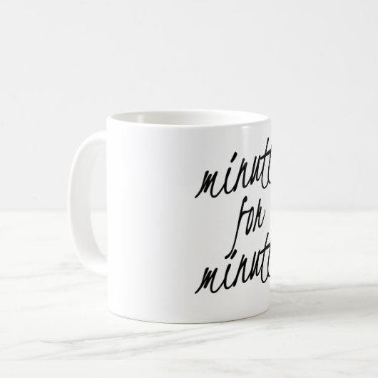Mug Minutt pour le minutt (Devant gauche)