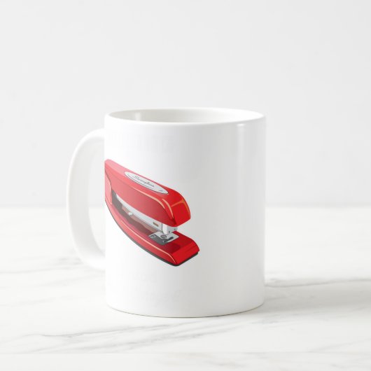 Mug MiOffice Space Swingline Red Stapler Milton Storag (Devant gauche)