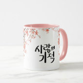 Mug Miracle de l'amour : K calligraphie (Devant droit)