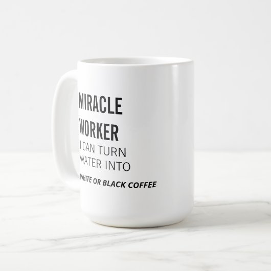 Mug Miracle Worker - Amusement Au Travail - (Devant gauche)
