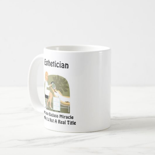 Mug Miracle Worker Esthéticien (Devant gauche)