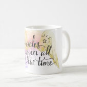 Mug Miracles Happen Angel ailes (Devant droit)