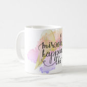 Mug Miracles Happen Angel ailes (Devant gauche)